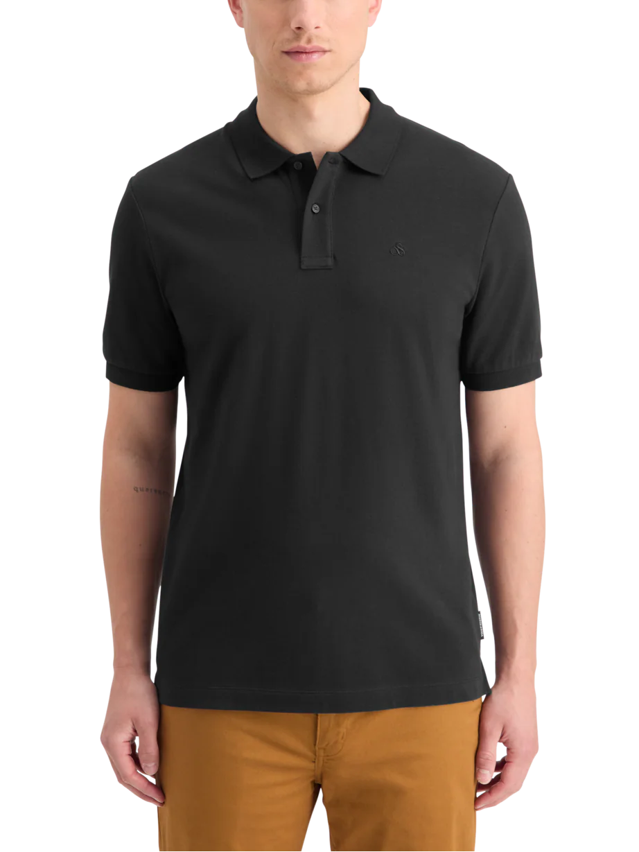 Scotch & Soda Logo Pique Polo