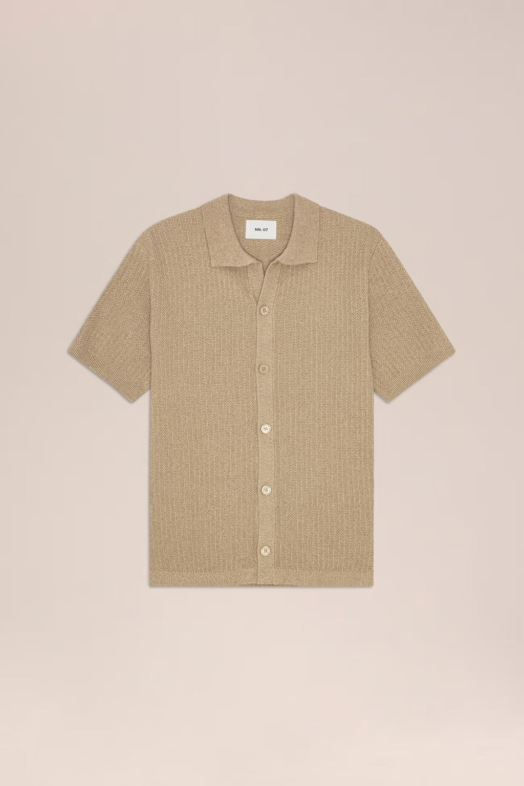 NN.07 Ares Knit Organic Cotton Shirt