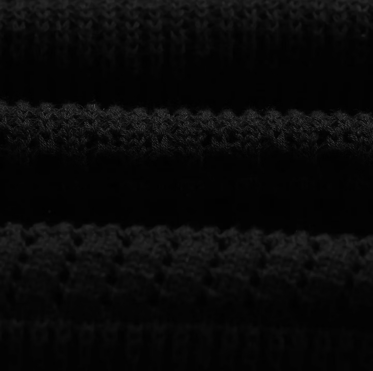 Wax London Seina Polo - Stripe Open Knit