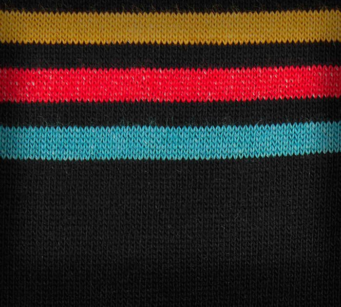 Paul Smith Black 'Artist Stripe' Sock Lorenzo