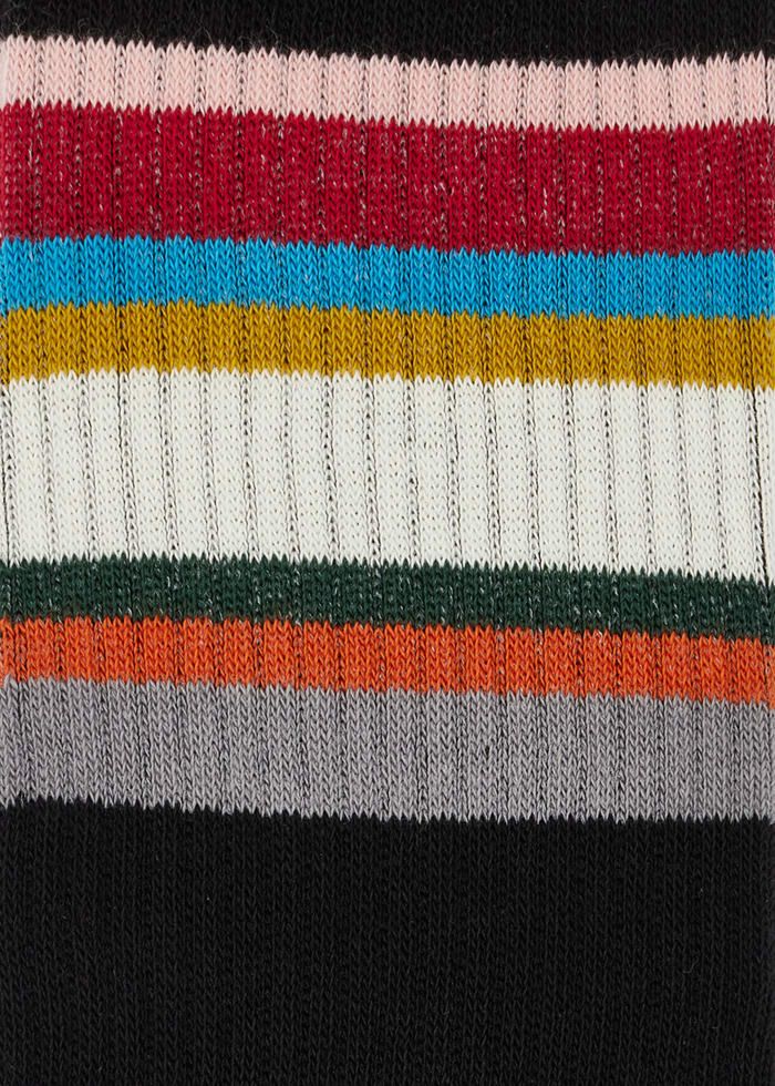 Paul Smith Black 'Signature Stripe' Sock