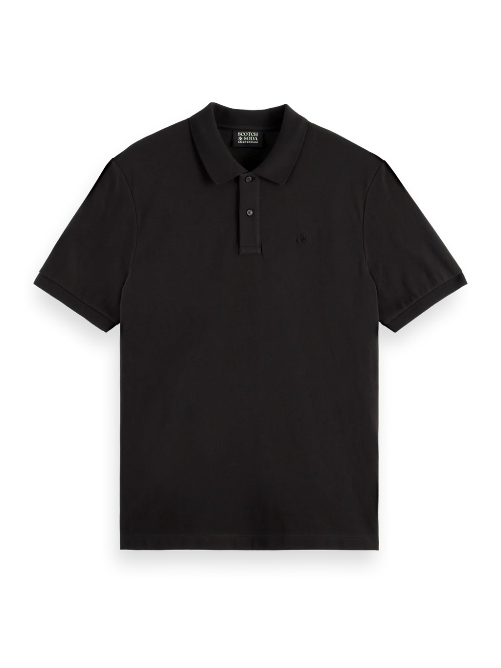Scotch & Soda Logo Pique Polo