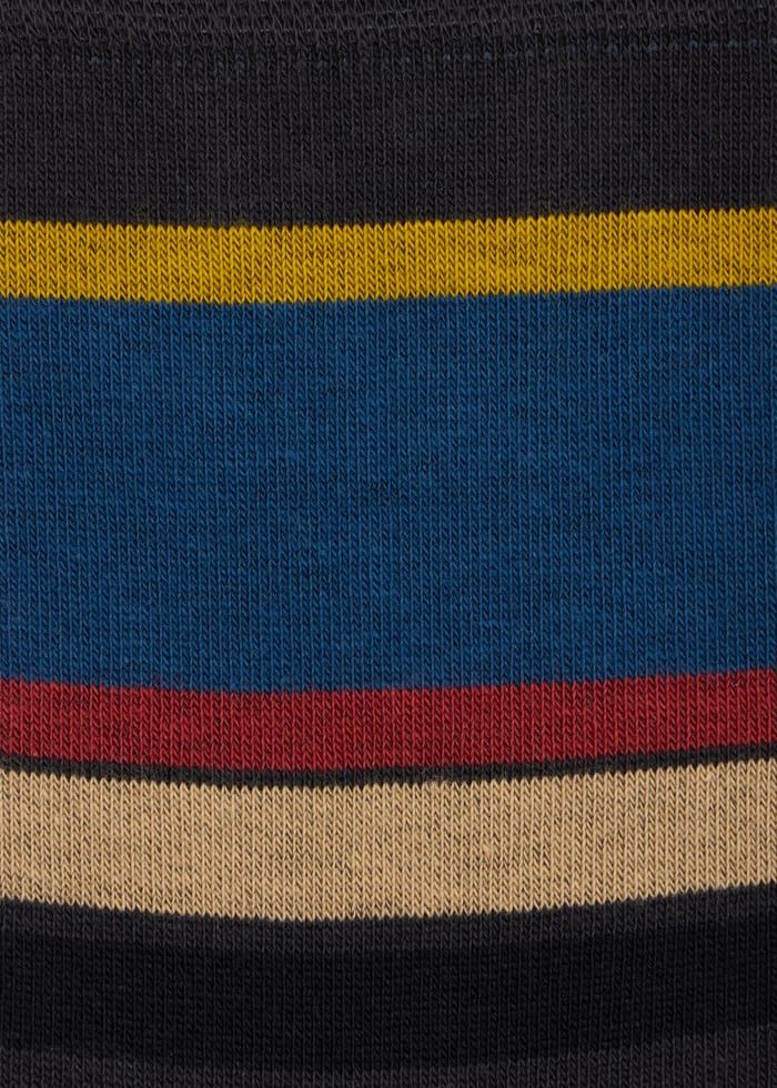 Paul Smith Men's Sock PS Stripe Petrol Blue