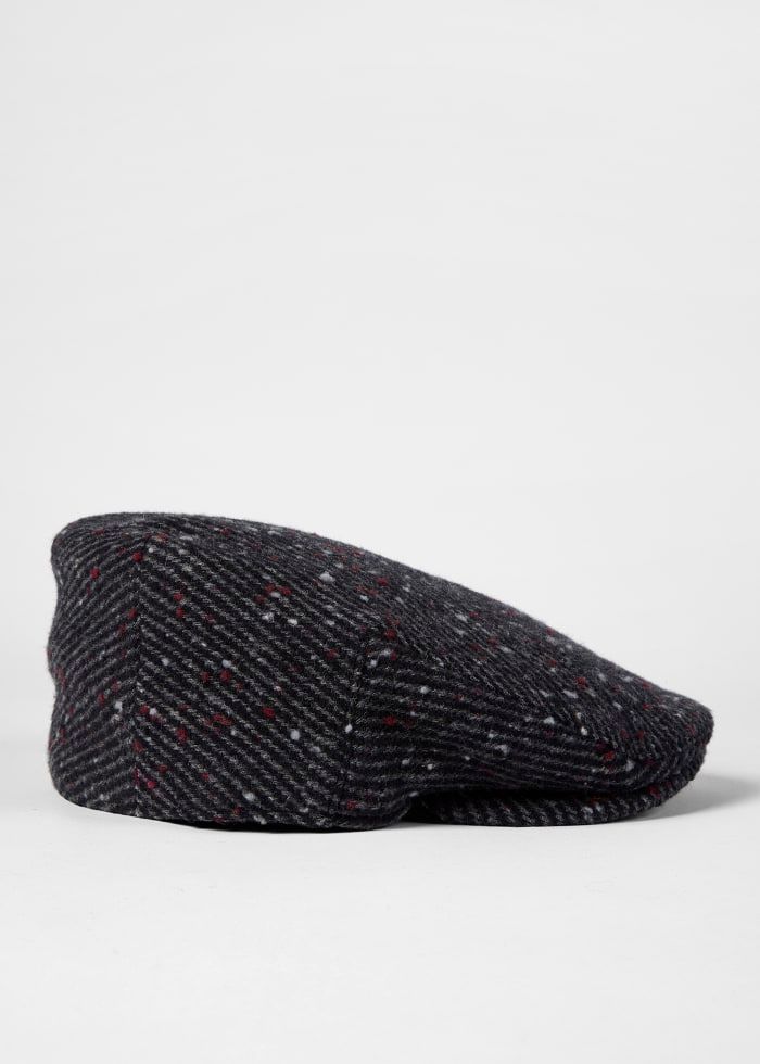 Paul Smith Fleck Stripe Flat Cap