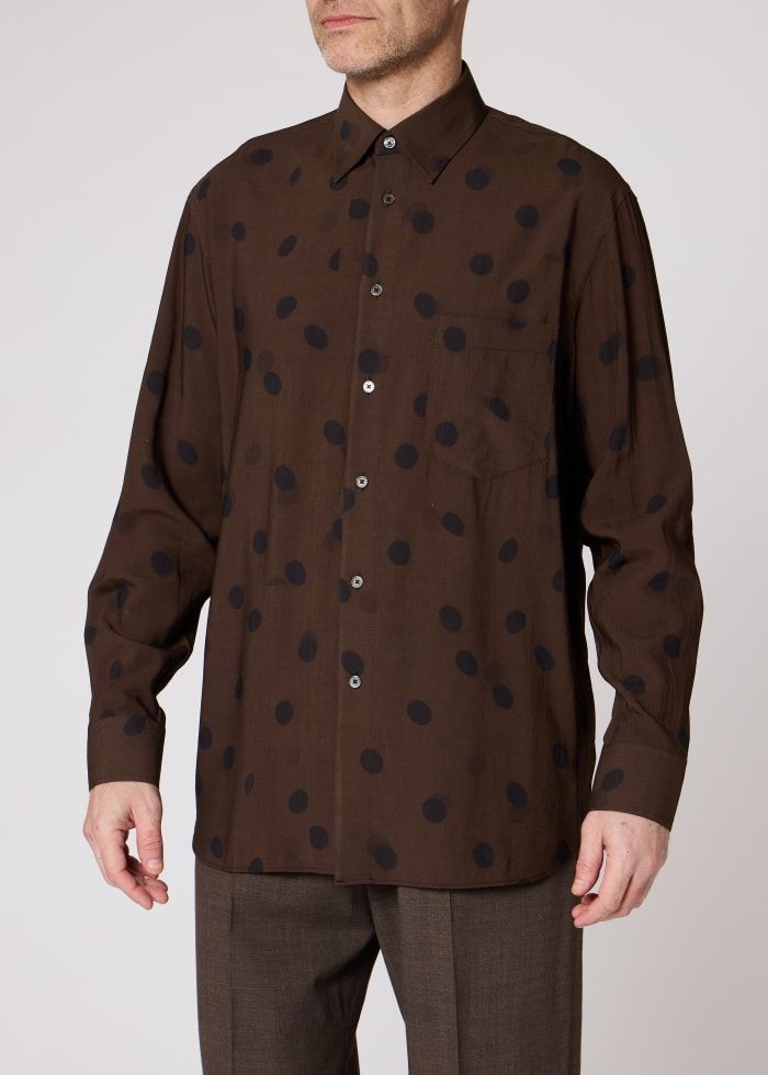 Paul Smith Easy Fit Shirt Brown