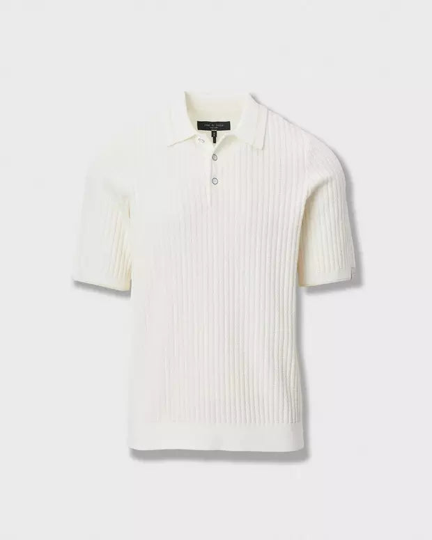 Rag & Bone Harvey Rib Polo