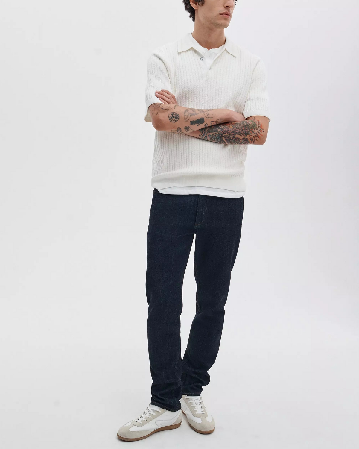 Rag & Bone Harvey Rib Polo