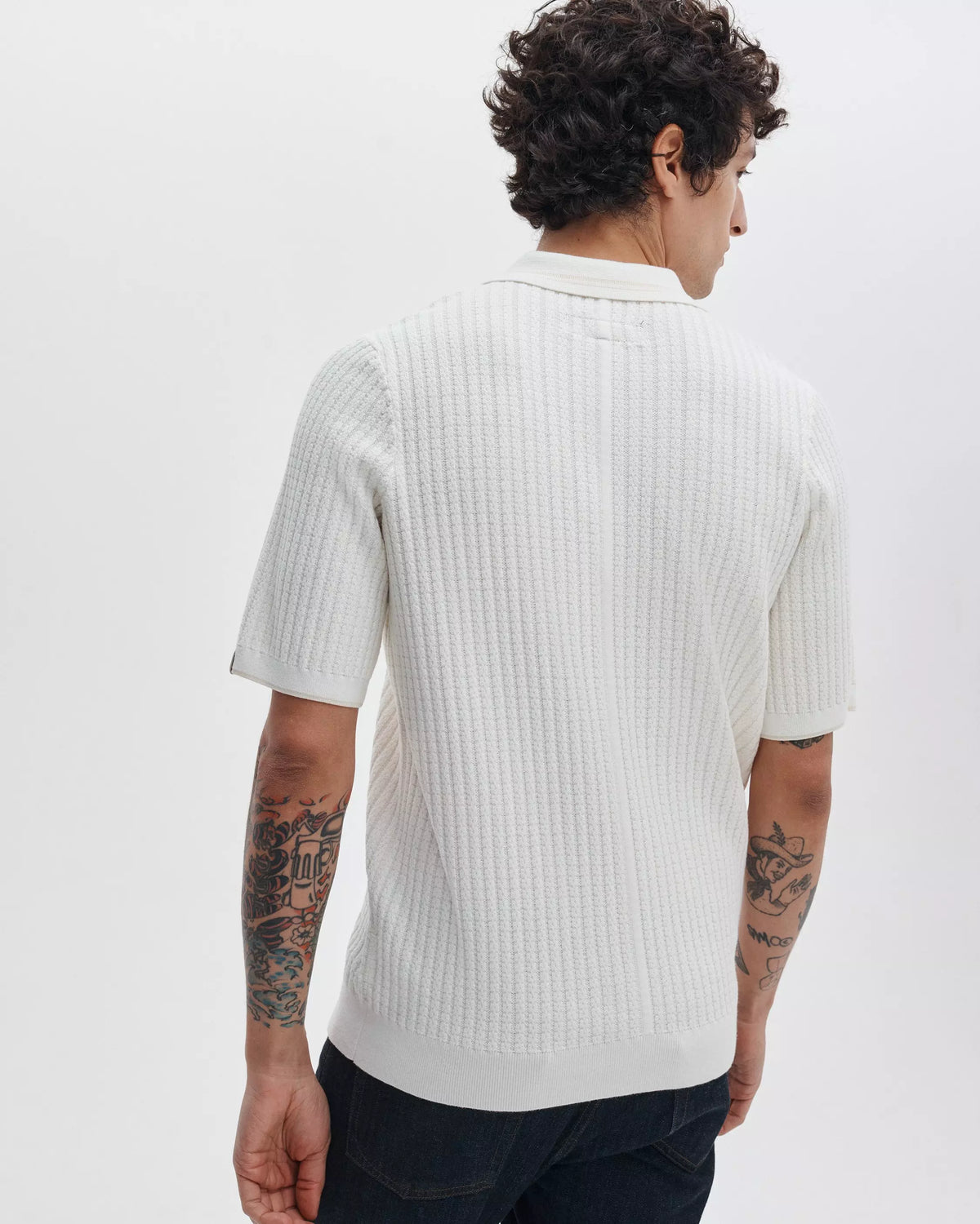 Rag & Bone Harvey Rib Polo