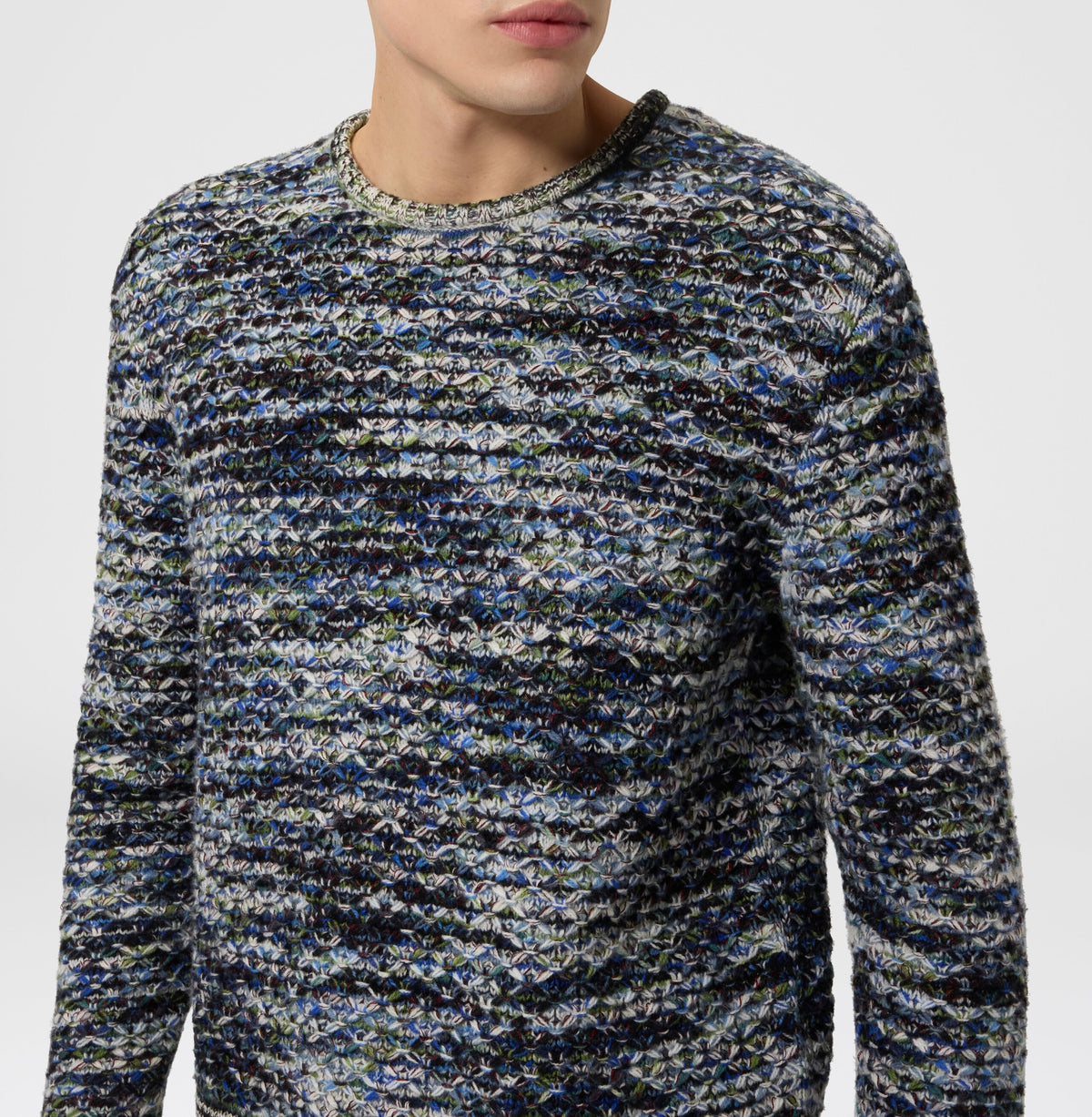 Missoni Wool and viscose pullover with 3D texture