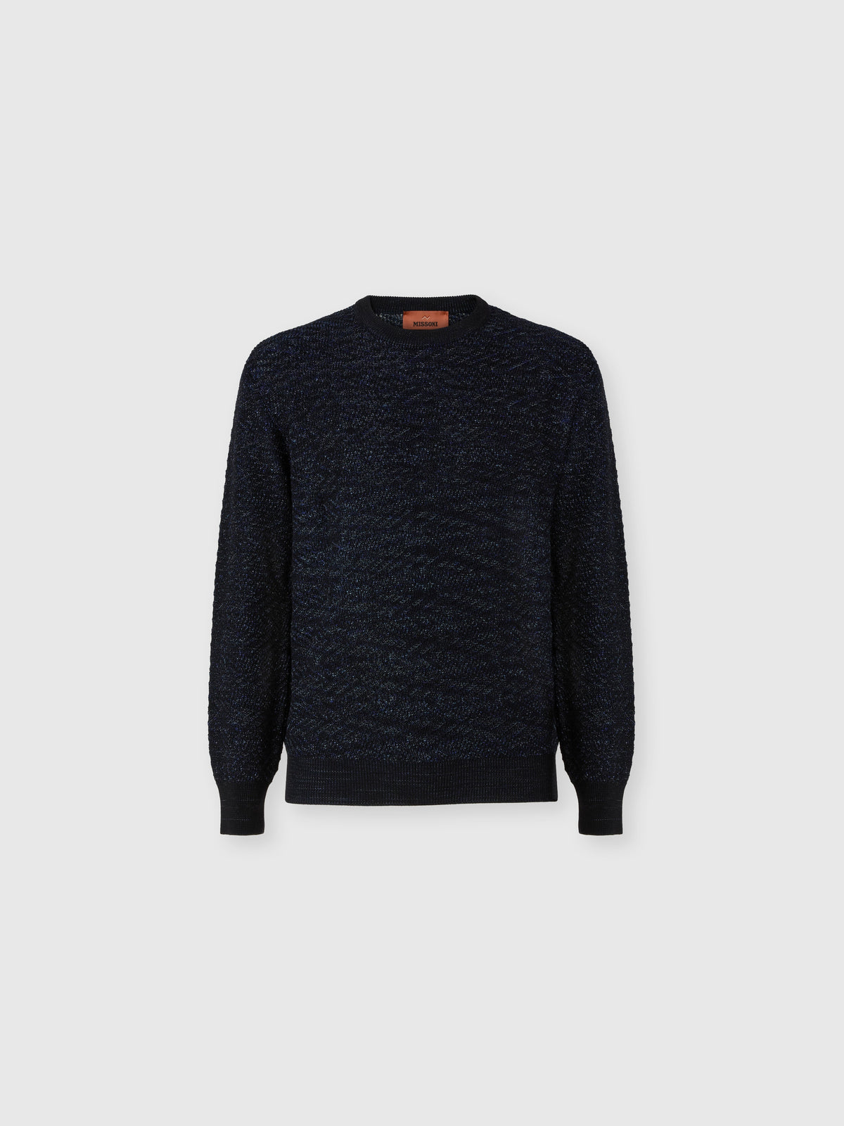 Missoni Wool and viscose zig zag crewneck pullover