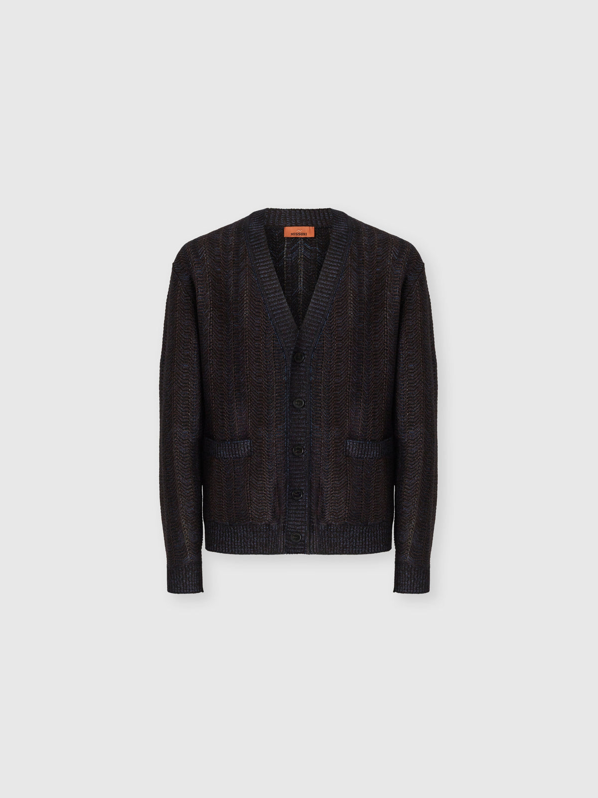 Missoni Wool and viscose-blend cardigan with Greek key motif