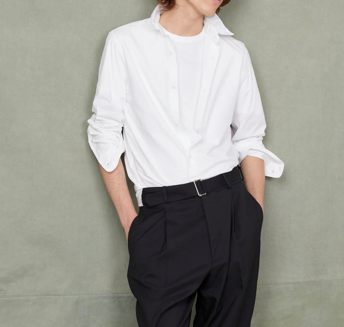 Officine Generale Soft Col Shirt
