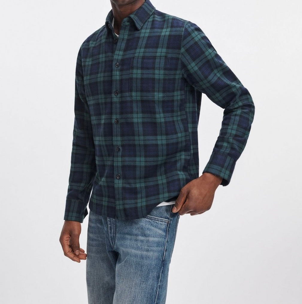 Rag & Bone Plaid Flannel CPO Shirt