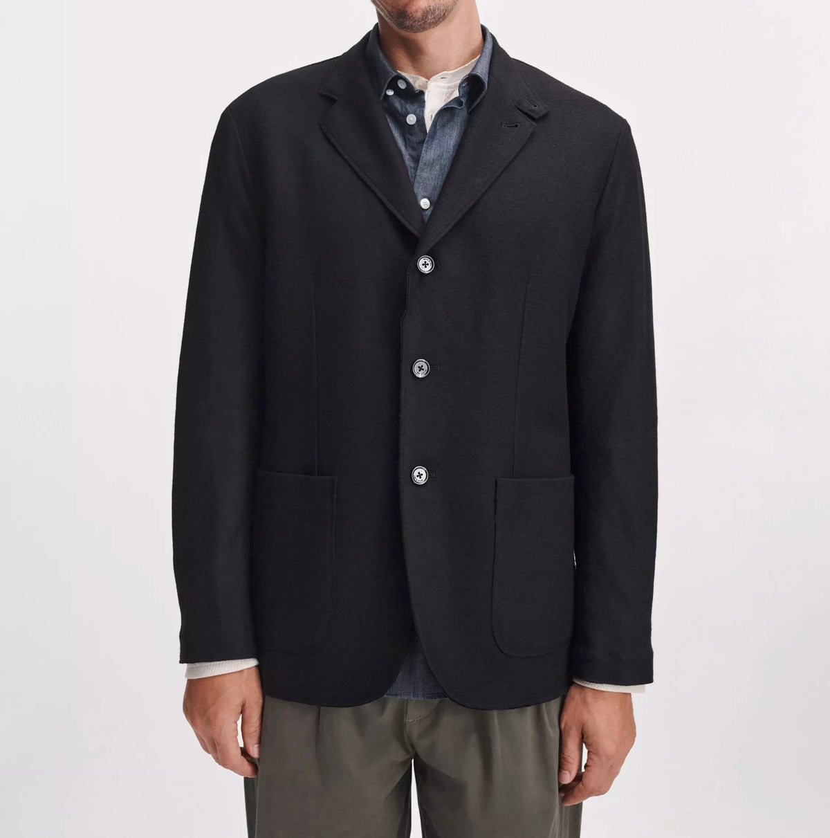 Rag & Bone Becker Knit Wool Sport Coat