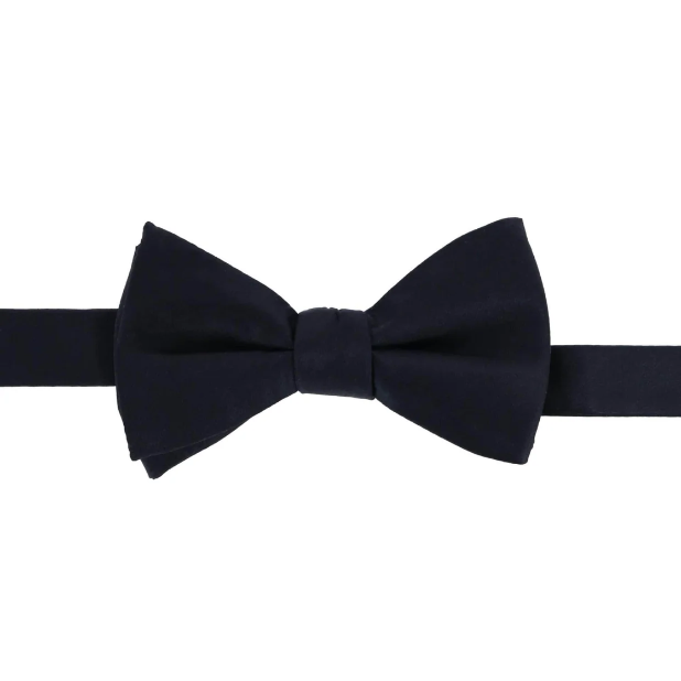 Trafalgar Sutton Solid Color Silk Self-Tie Bow Tie