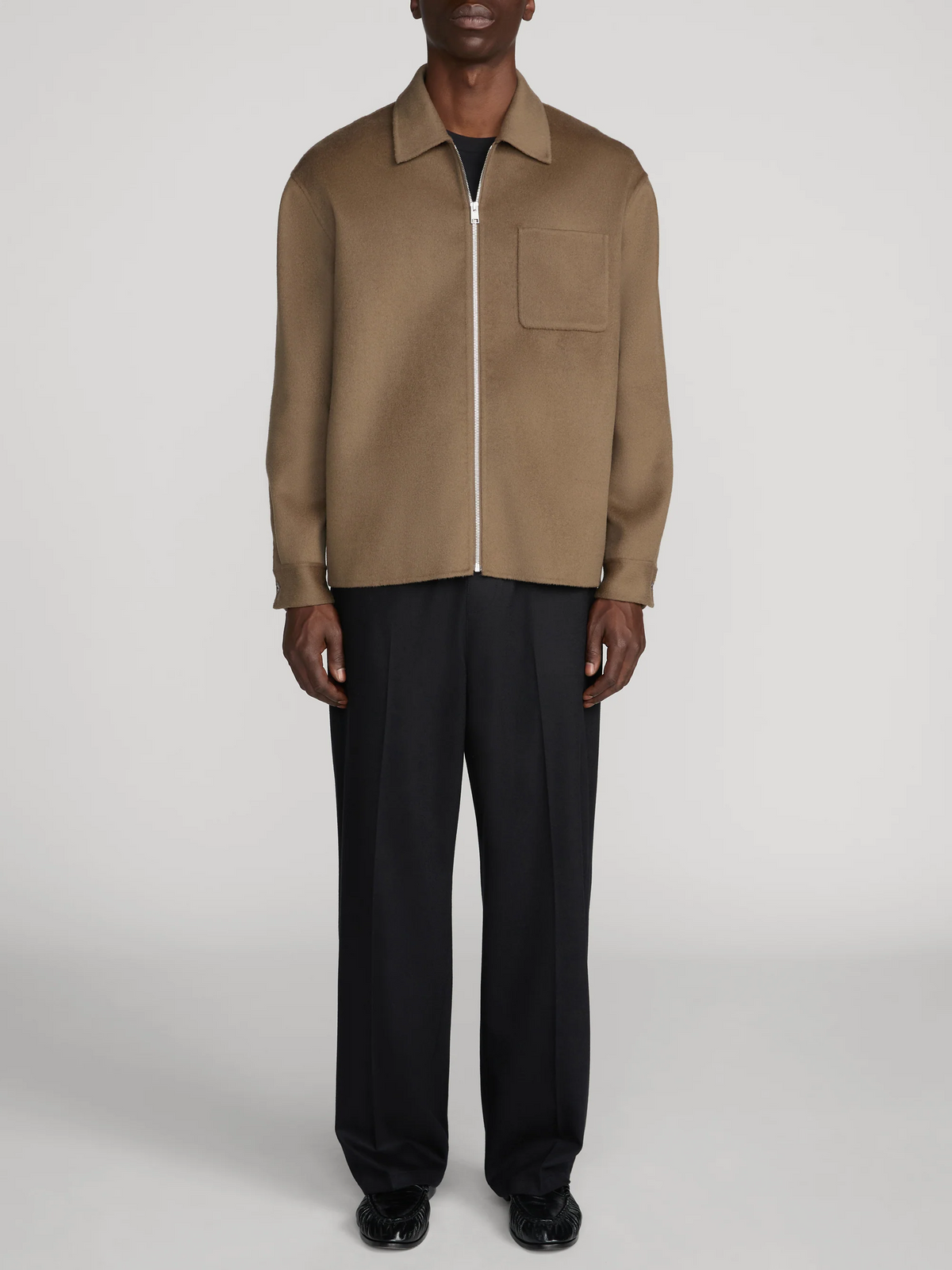 Frame Double Face Zip Shirt Jacket