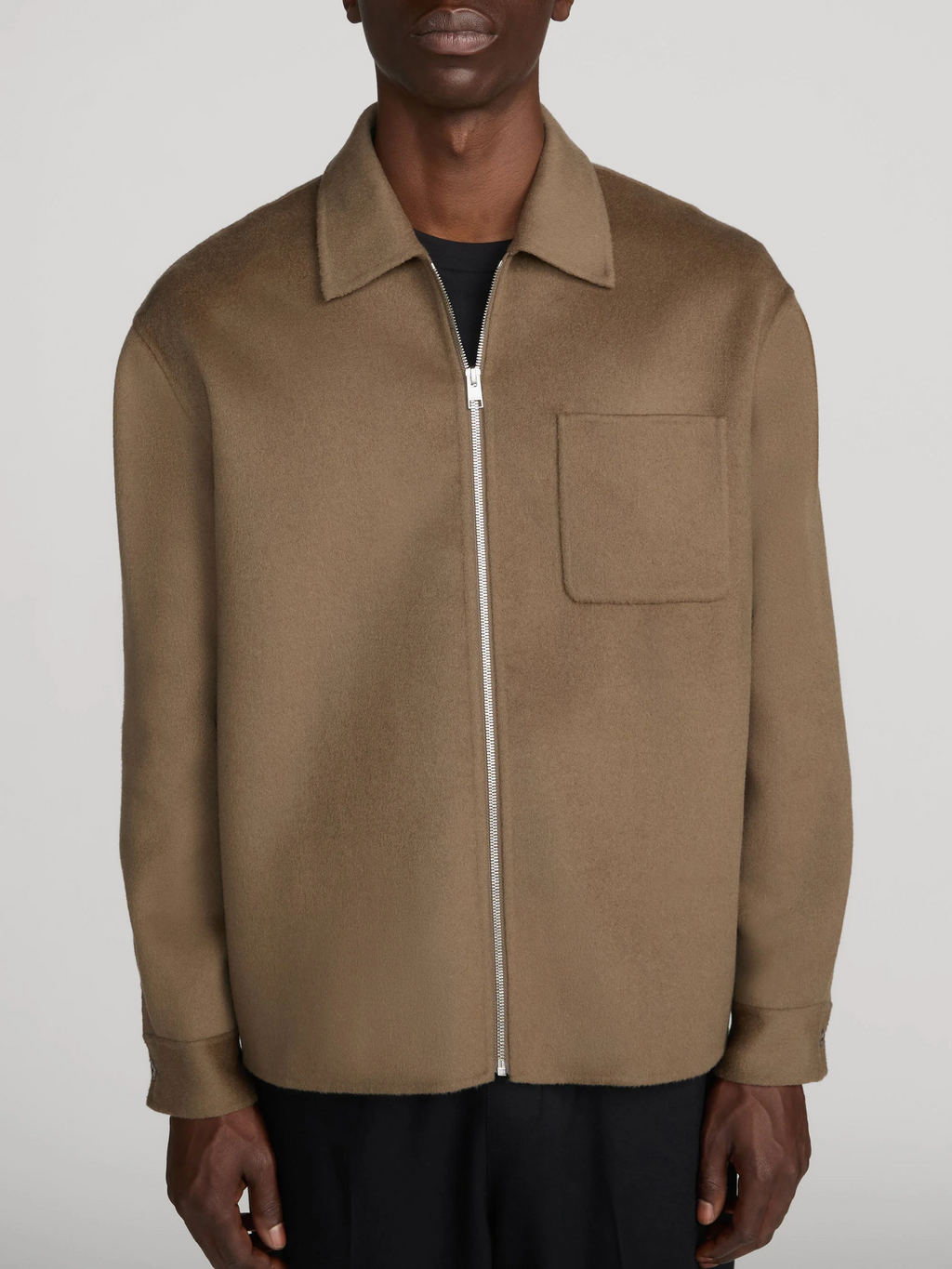 Frame Double Face Zip Shirt Jacket
