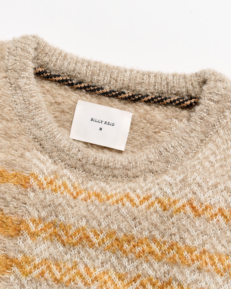 Billy Reid Boucle Archive Plaid Crew