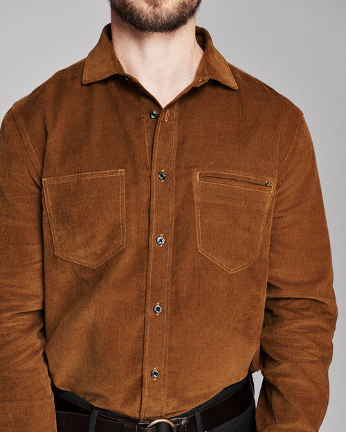 Billy Reid Moleskin Cochran Shirt