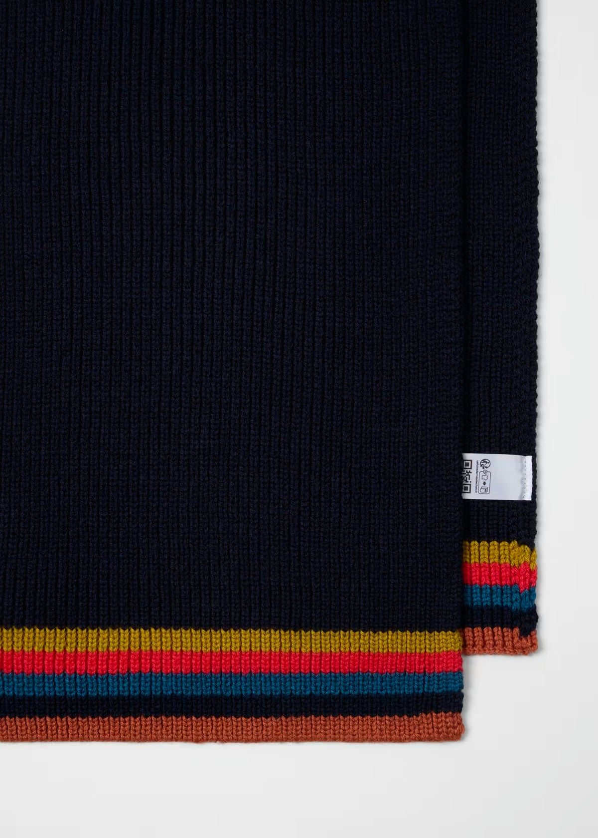Paul Smith Merino Wool Artist Stripe  Scarf
