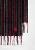 Paul Smith For Manchester United Stripe Lambswool Blend Scarf
