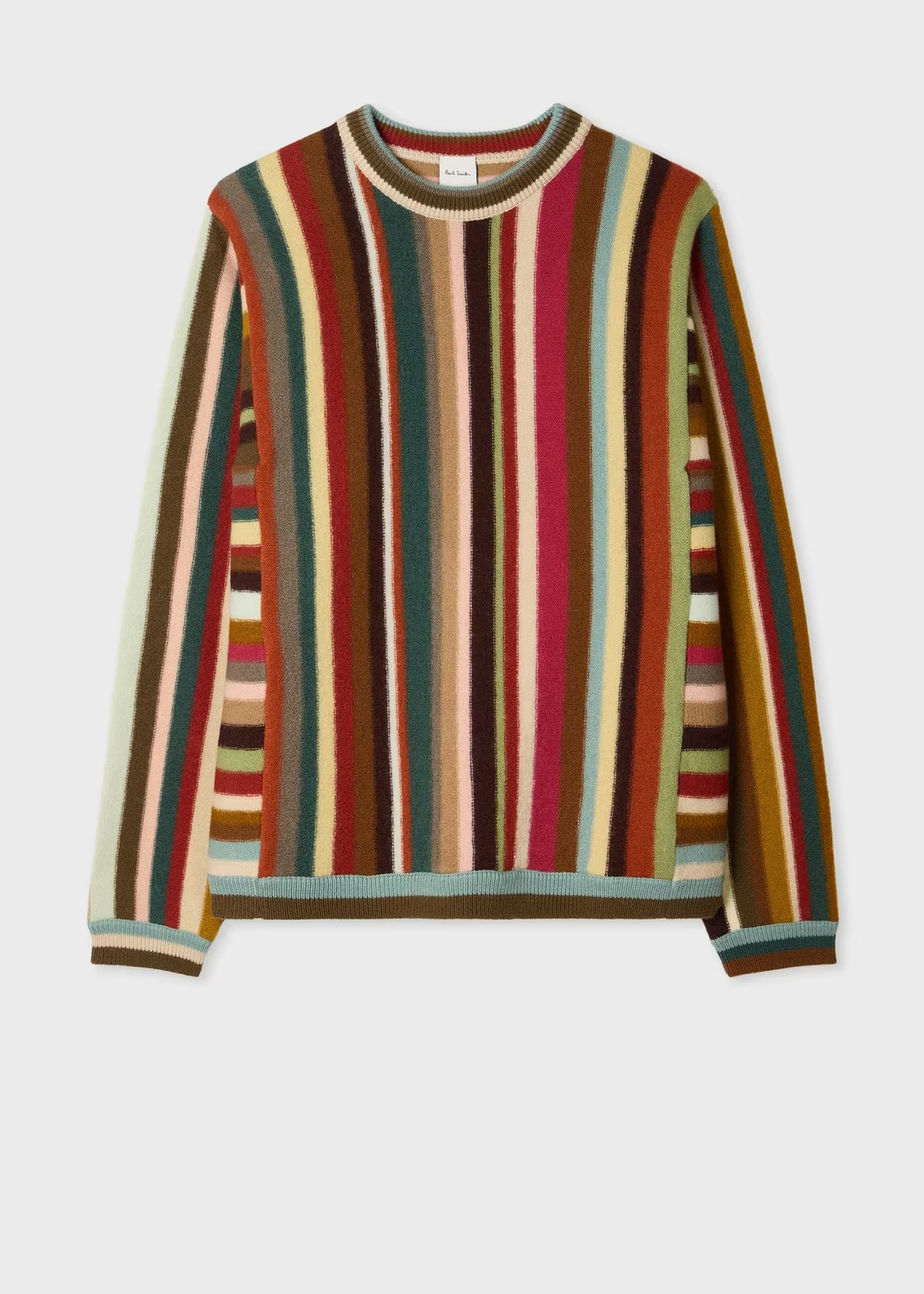 Paul Smith Boiled Merino Wool 'Signature Stripe Sweater
