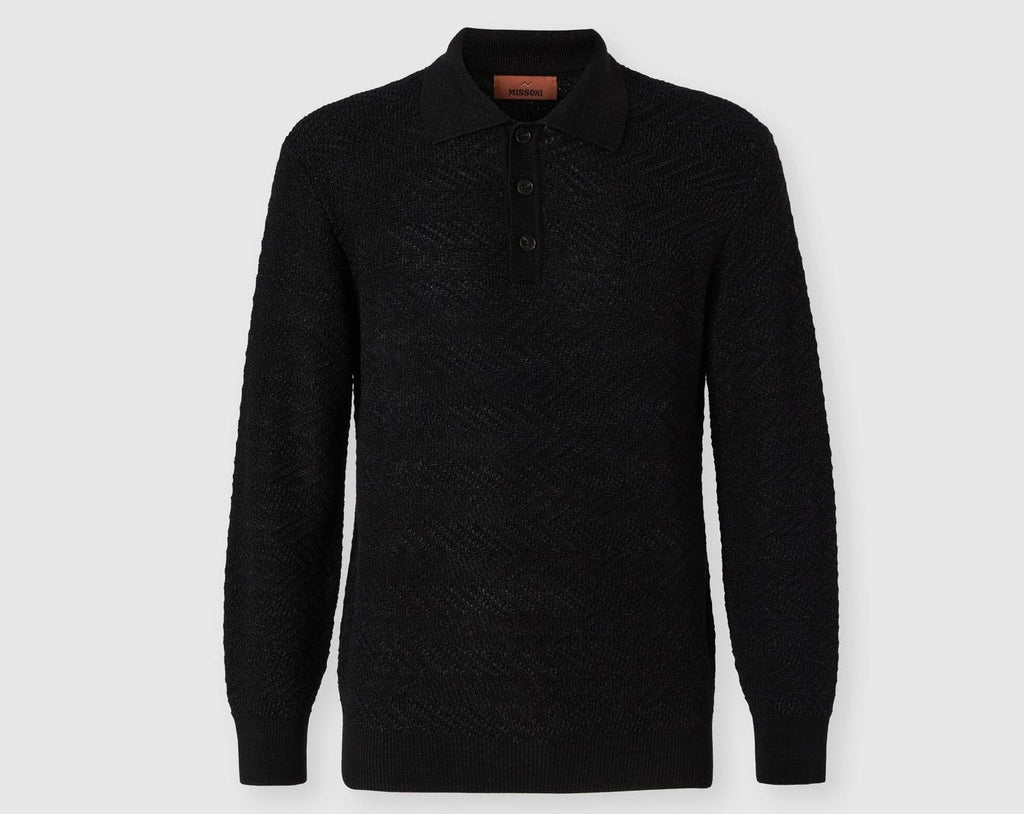 MIssoni Long Sleeve Polo