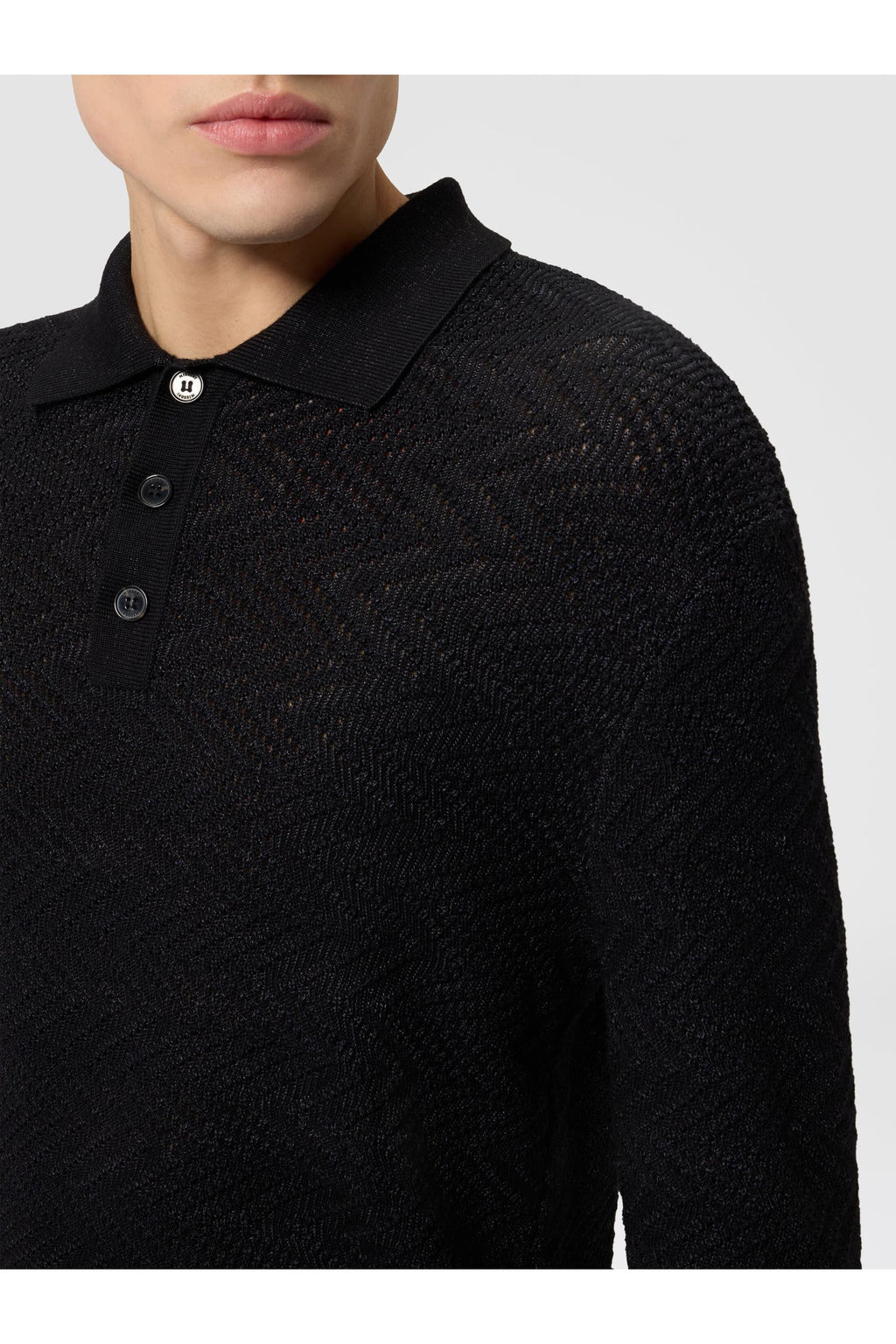 MIssoni Long Sleeve Polo