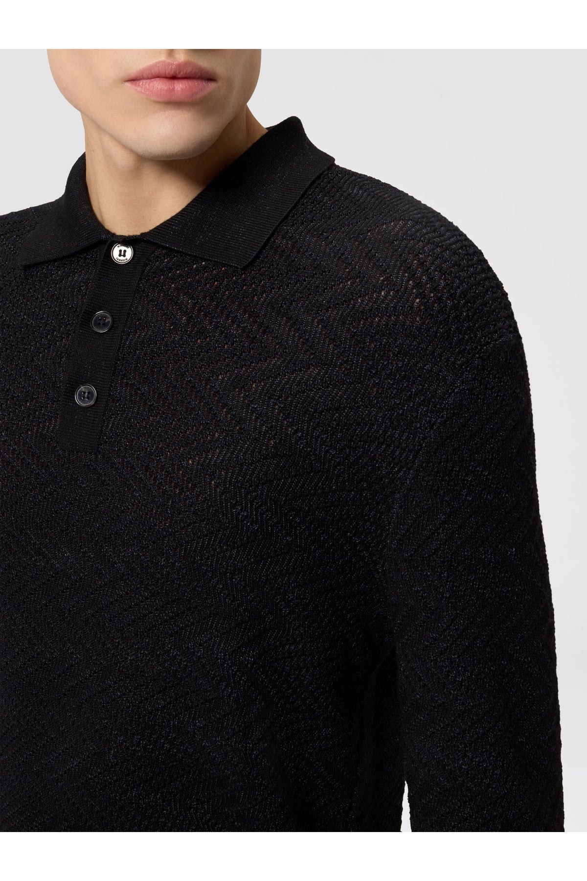 MIssoni Long Sleeve Polo