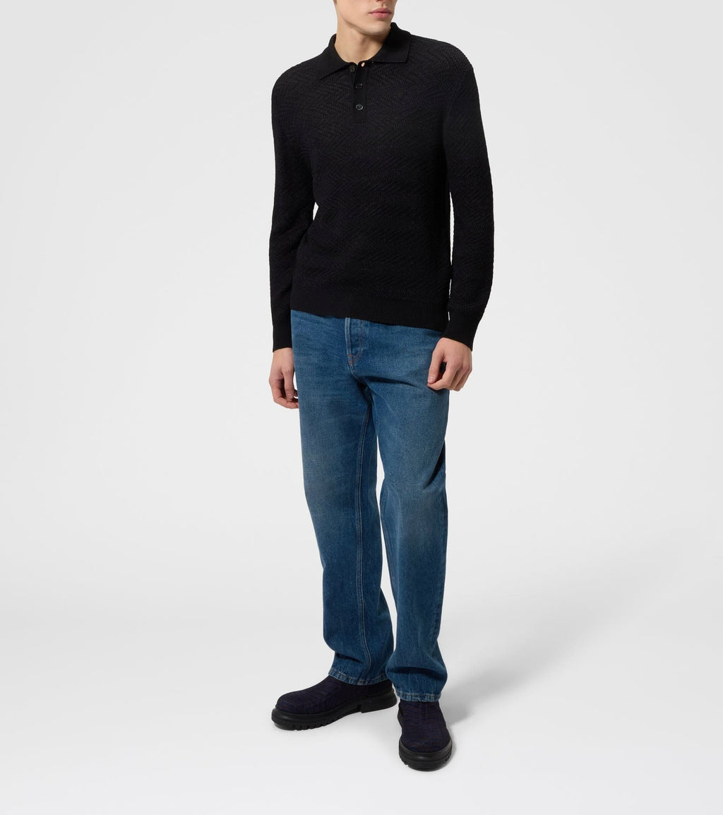 MIssoni Long Sleeve Polo