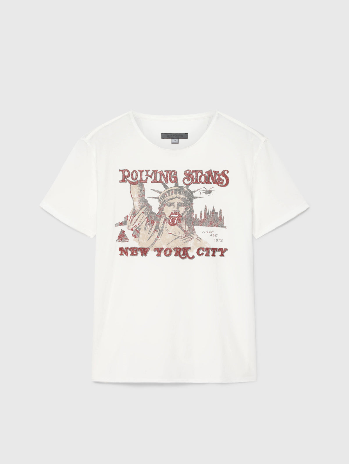 John Varvatos SS Raw Edge Tee - Stones NYC