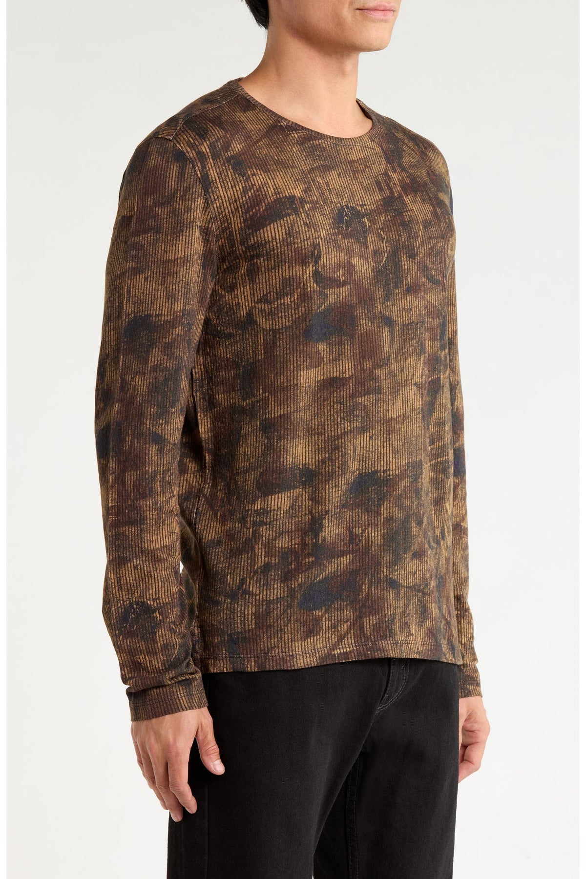 John Varvatos Parson LS Printed Texturecrew