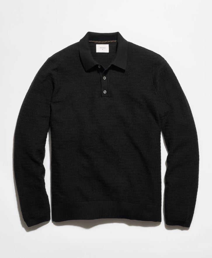 Billy Reid Long Sleeve Lachlan Links Polo