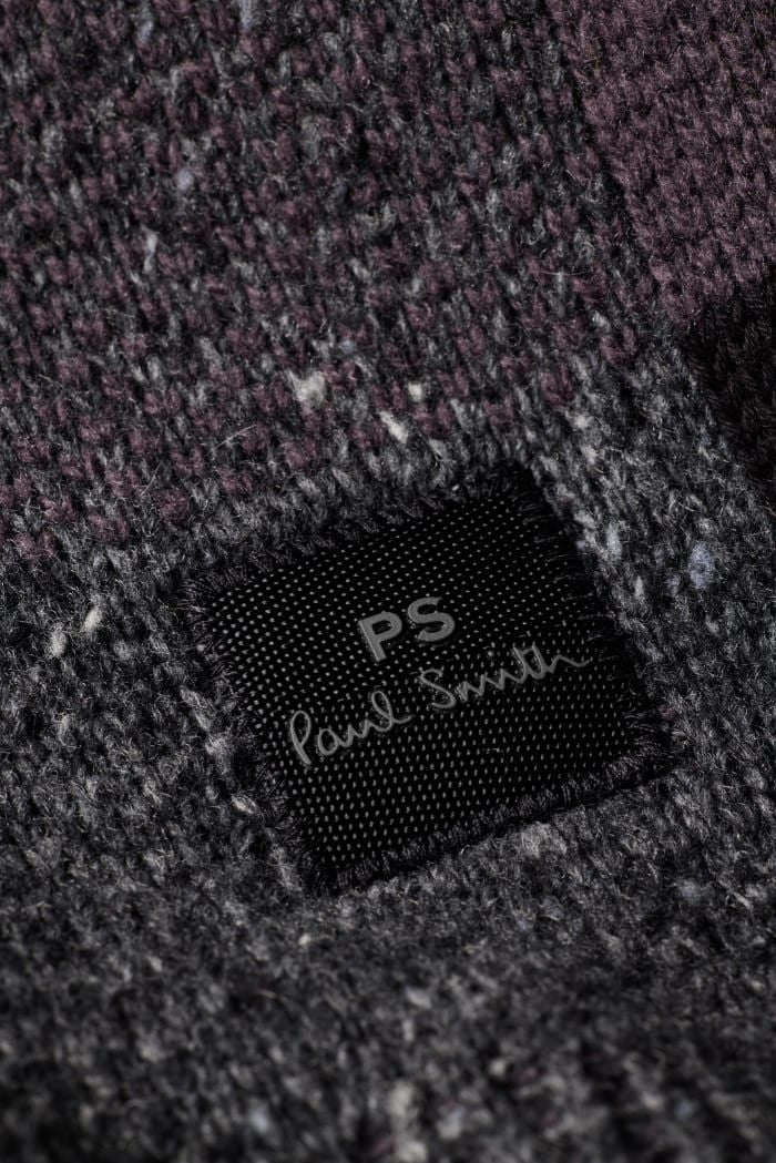 Paul Smith Mens Sweater Crew Neck Black Melange