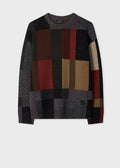 Paul Smith Mens Sweater Crew Neck Black Melange