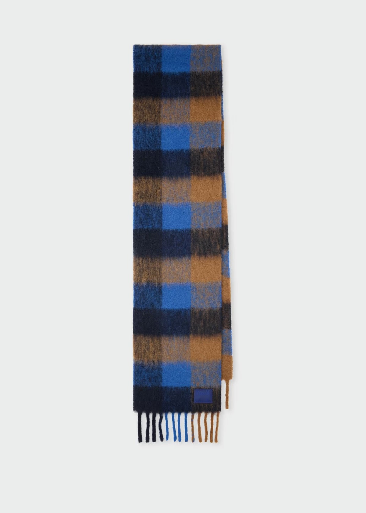 Paul Smith Alex Brushed Checkered Scarf
