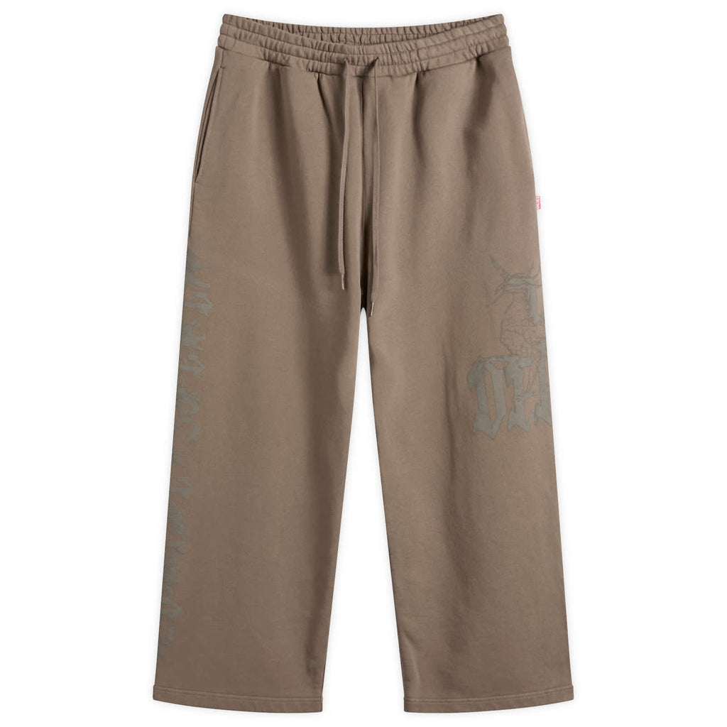 Diesel Treated Pants With Logo