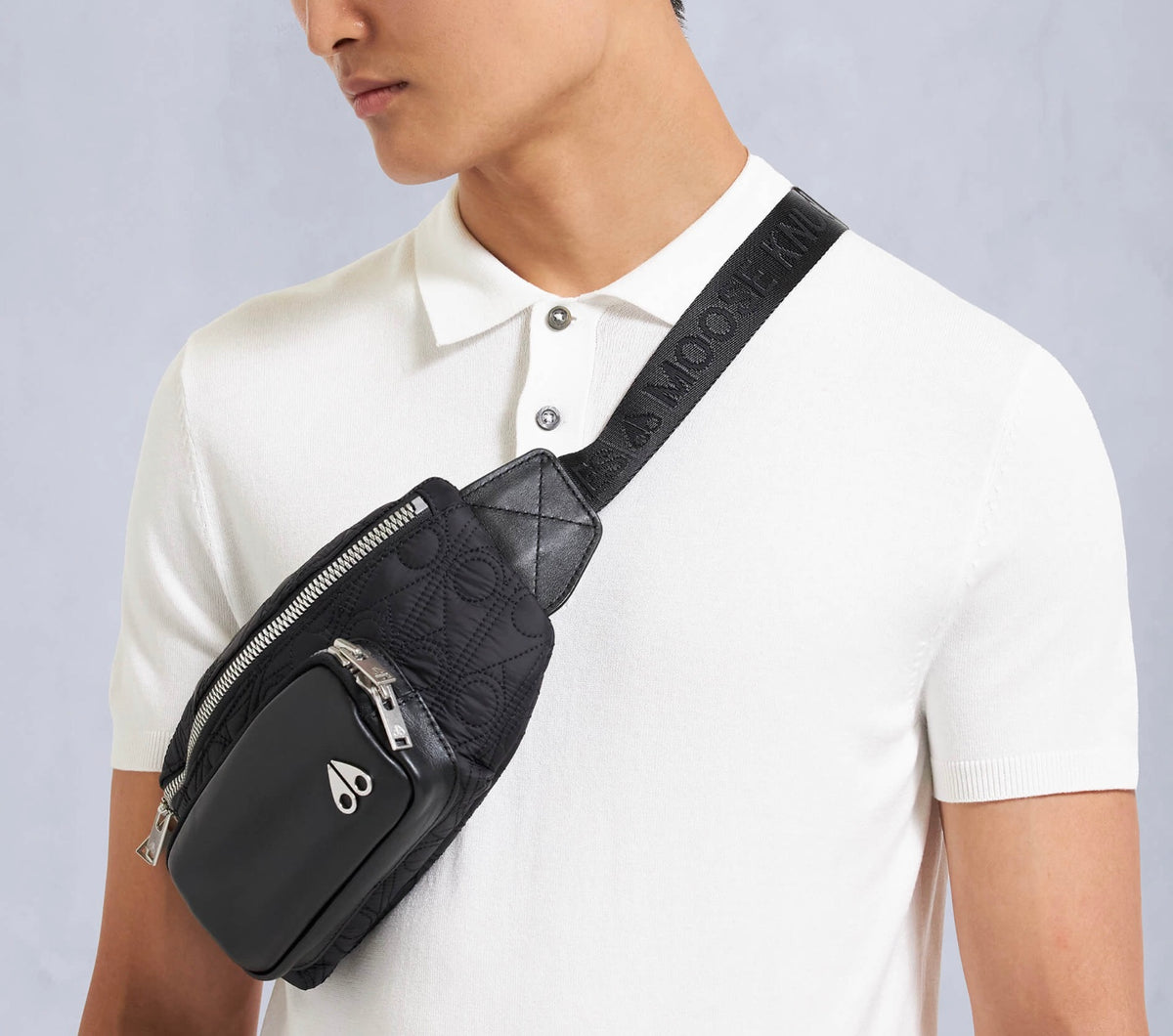 Moose Knuckles Logo Hip Pouch