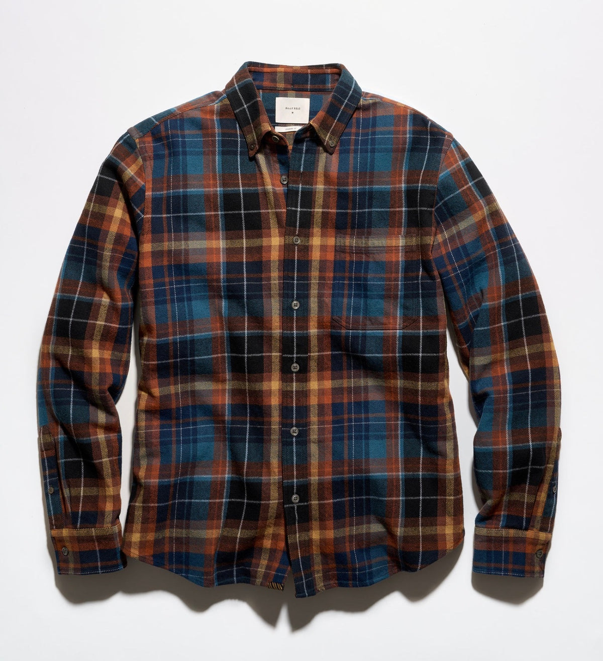 Billy Reid Micro Block Plaid Tuscumbia Shirt