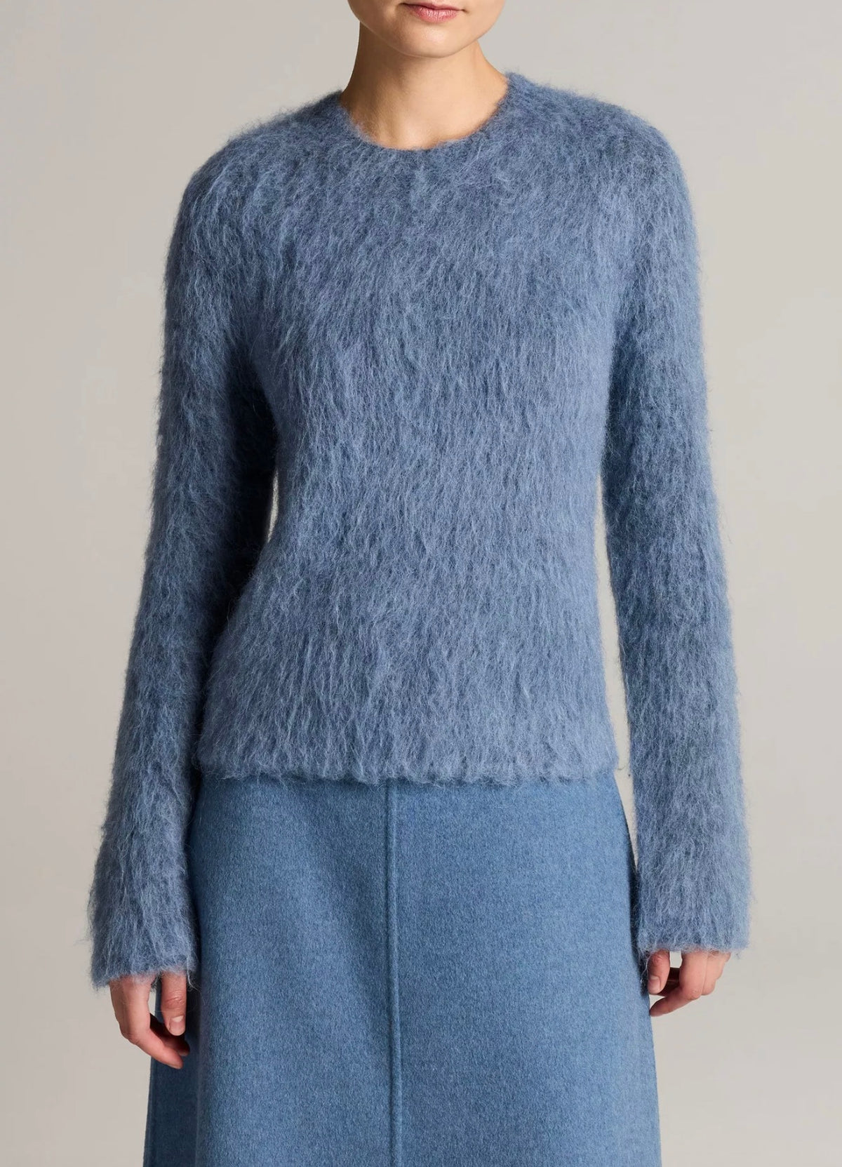 Vince Brushed Crew Neck Sweater