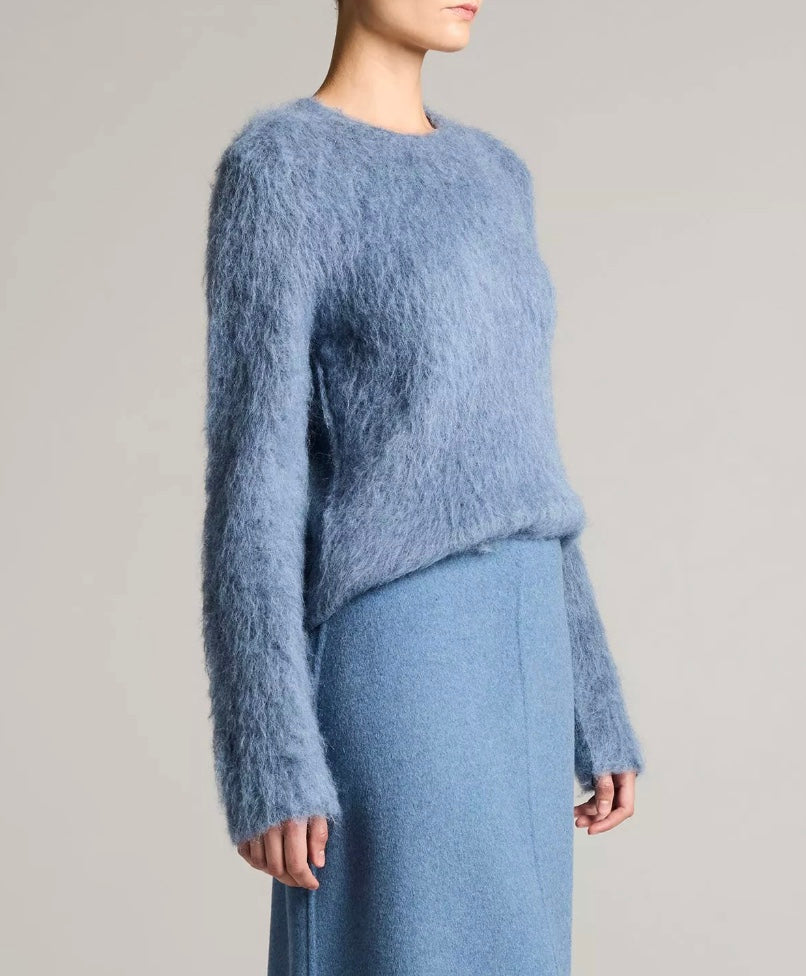 Vince Splittable Wool-Blend Skirt