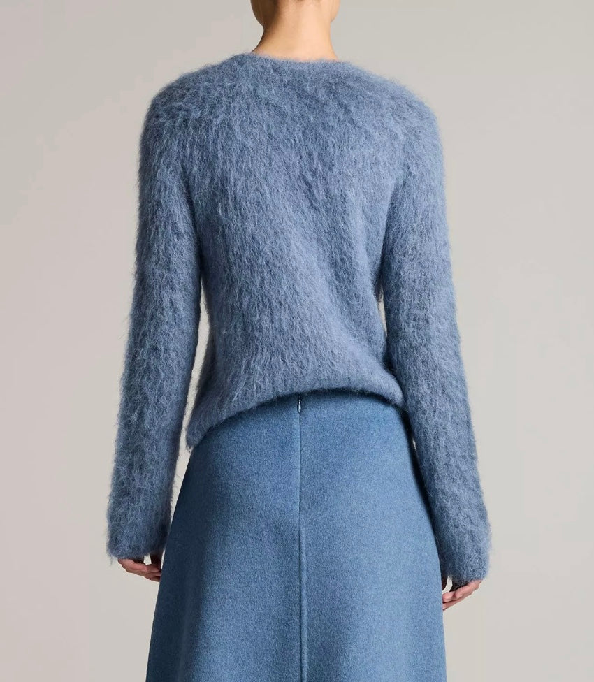 Vince Splittable Wool-Blend Skirt