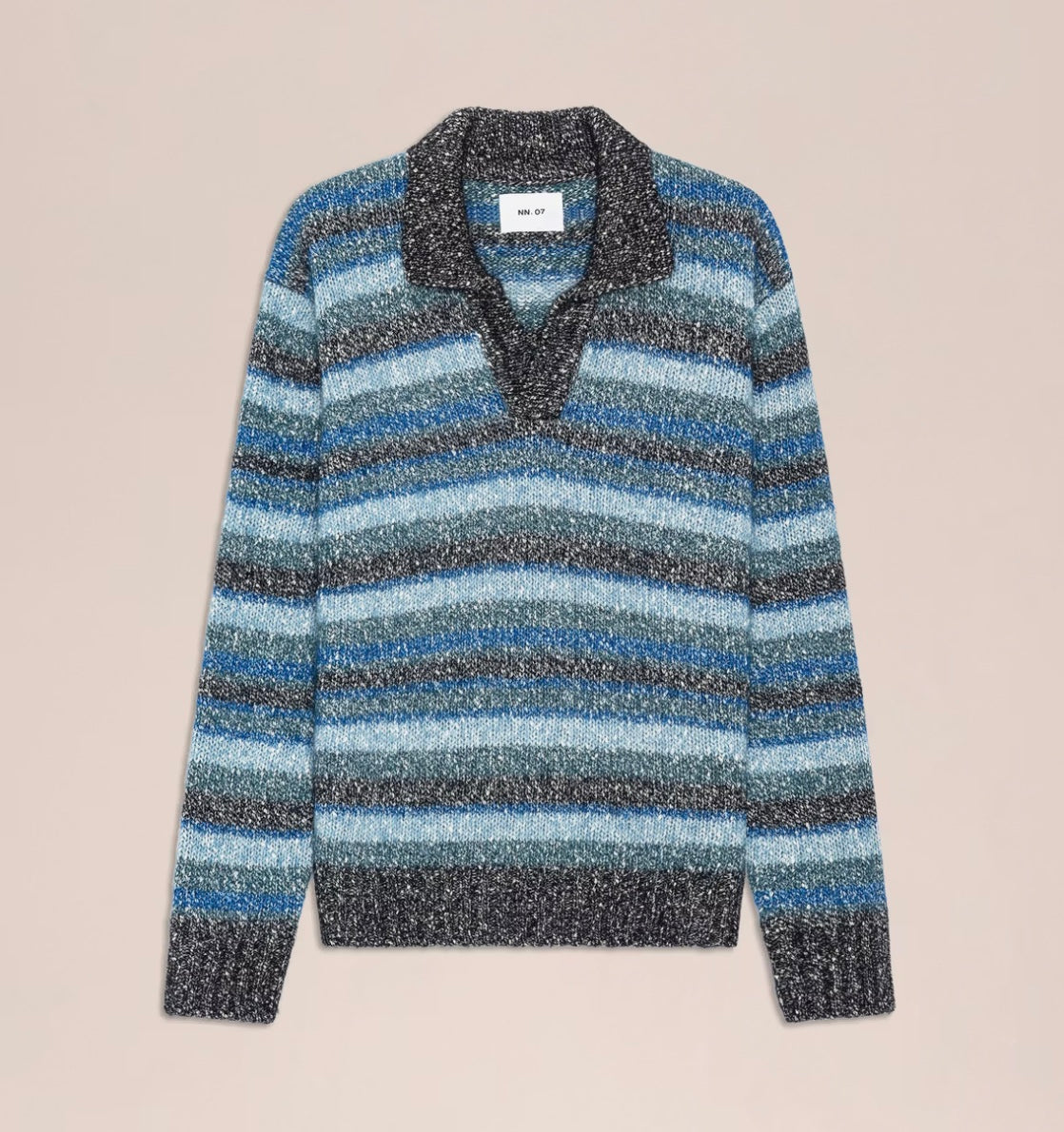 NN.07 Erling Textured Bouclé Polo