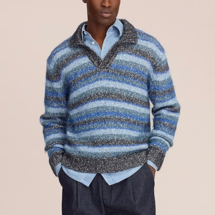 NN.07 Erling Textured Bouclé Polo