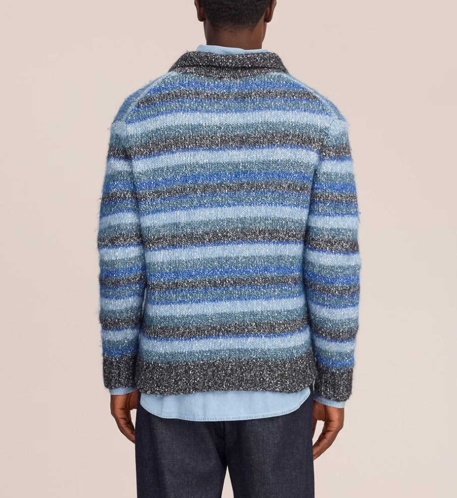NN.07 Erling Textured Bouclé Polo