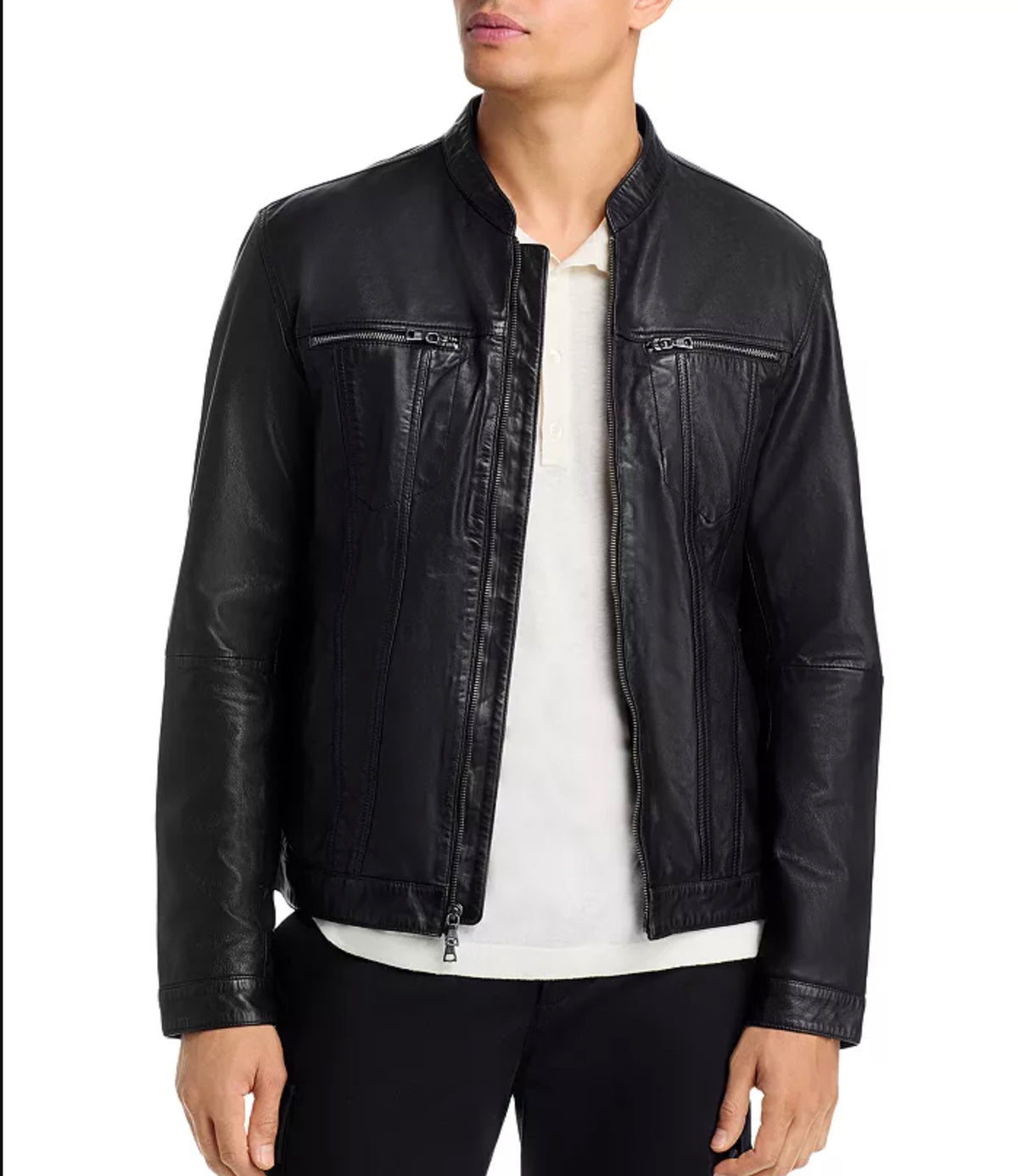John Varvatos Kurt Leather Jacket