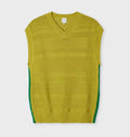 Paul Smith Lime Textured Cotton Knitted Vest