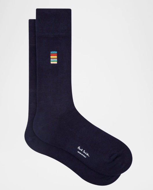 Paul Smith Navy Alfie Signature Stripe Socks