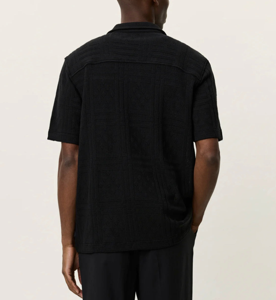 Les Deux Hector Pointelle Short-Sleeve Shirt