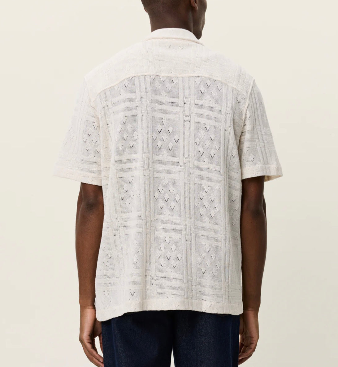 Les Deux Hector Pointelle Short-Sleeve Shirt